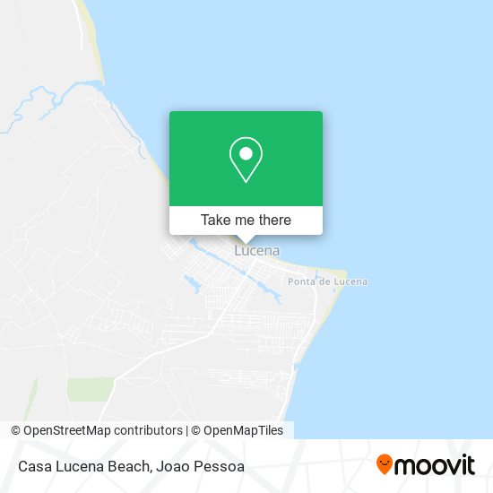Casa Lucena Beach map