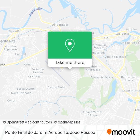 Ponto Final do Jardim Aeroporto map