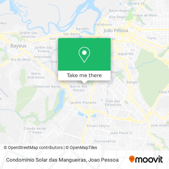 Condomínio Solar das Mangueiras map