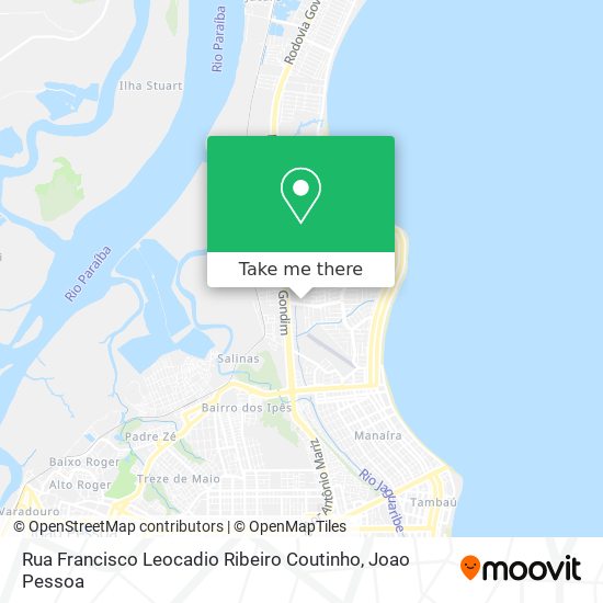 Rua Francisco Leocadio Ribeiro Coutinho map