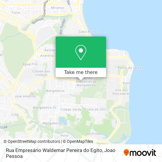 Rua Empresário Waldemar Pereira do Egito map
