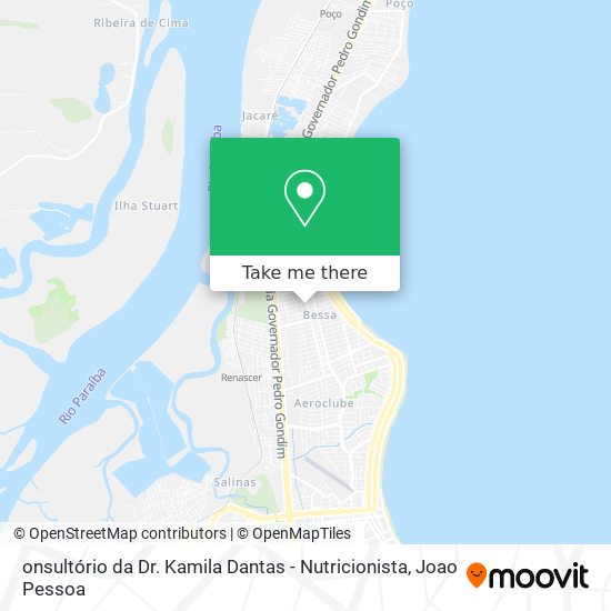 onsultório da Dr. Kamila Dantas  - Nutricionista map