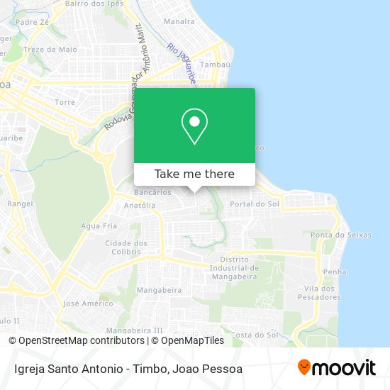 Igreja Santo Antonio - Timbo map