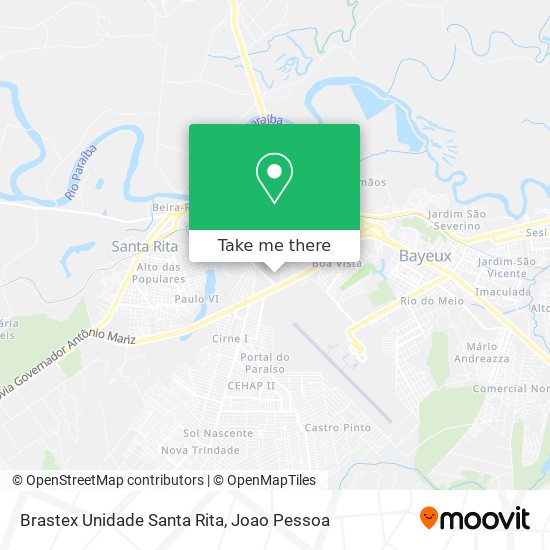Brastex Unidade Santa Rita map
