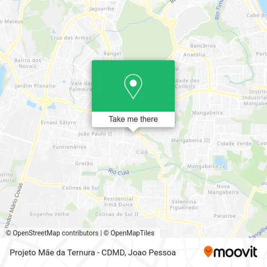 Projeto Mãe da Ternura - CDMD map