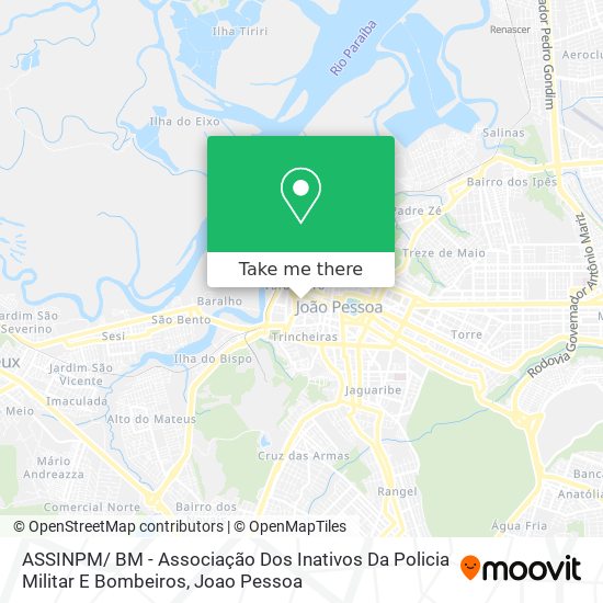 ASSINPM/ BM - Associação Dos Inativos Da Policia Militar E Bombeiros map