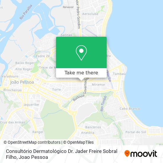 Consultório Dermatológico Dr. Jader Freire Sobral Filho map