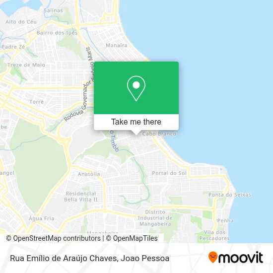 Rua Emílio de Araújo Chaves map