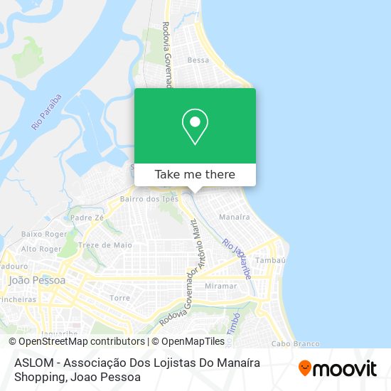ASLOM - Associação Dos Lojistas Do Manaíra Shopping map