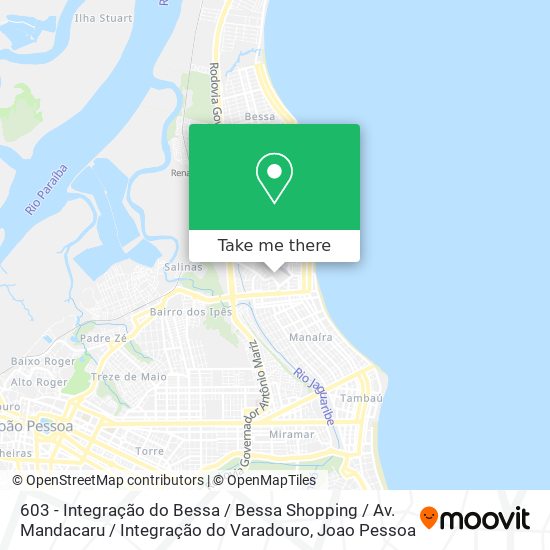 Mapa 603 - Integração do Bessa / Bessa Shopping / Av. Mandacaru / Integração do Varadouro