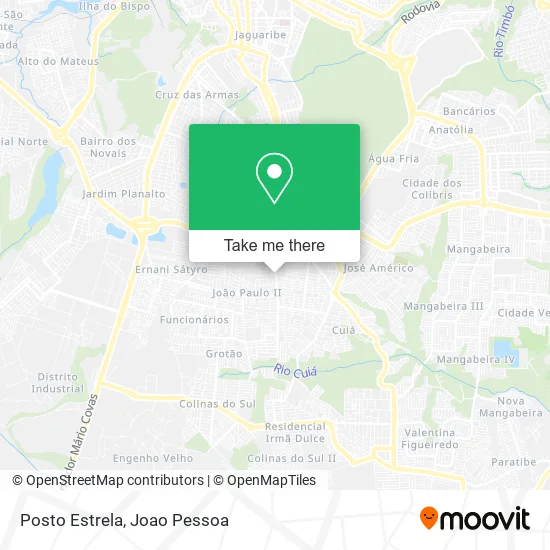 Posto Estrela map