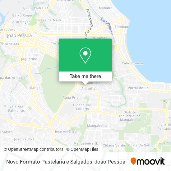 Novo Formato Pastelaria e Salgados map