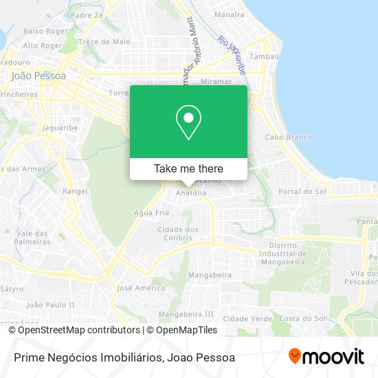 Prime Negócios Imobiliários map