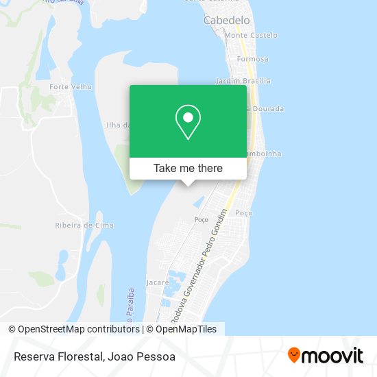 Reserva Florestal map