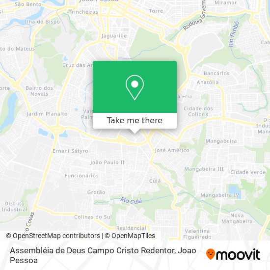 Assembléia de Deus Campo Cristo Redentor map