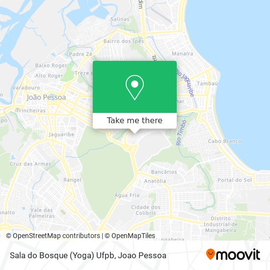 Sala do Bosque (Yoga) Ufpb map