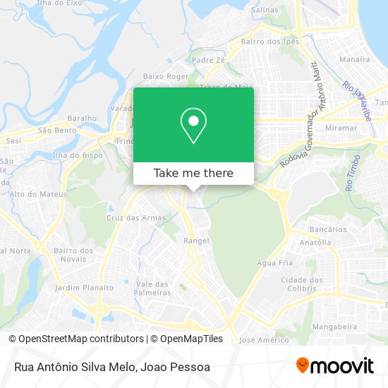 Rua Antônio Silva Melo map