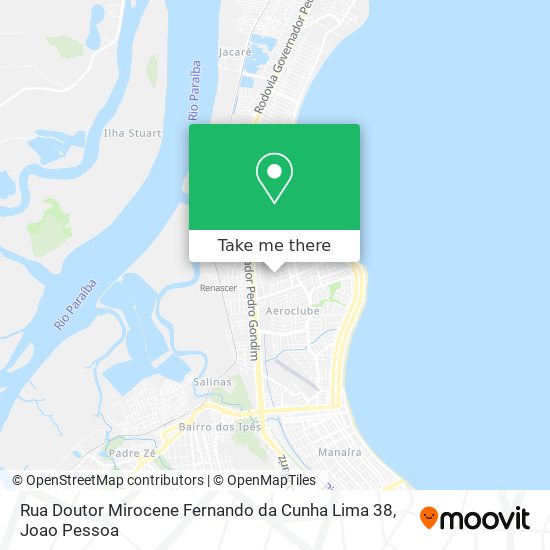 Rua Doutor Mirocene Fernando da Cunha Lima 38 map