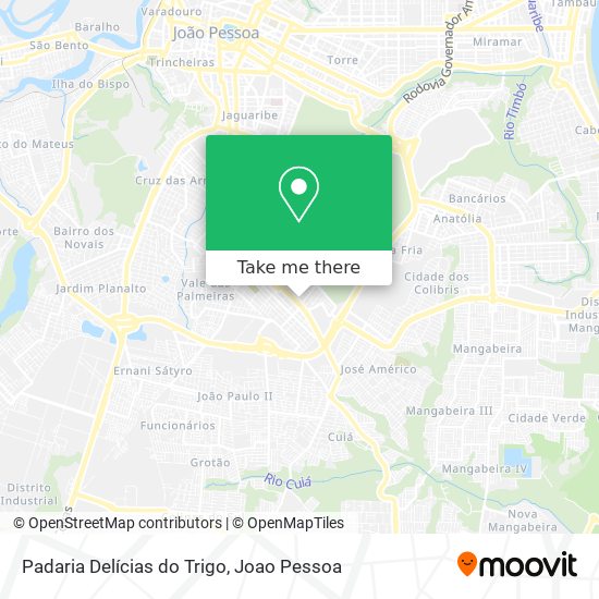 Padaria Delícias do Trigo map