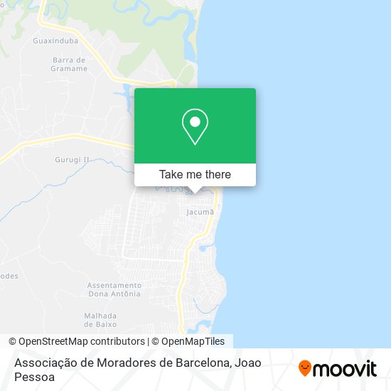 Associação de Moradores de Barcelona map