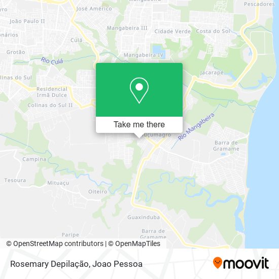 Rosemary Depilação map