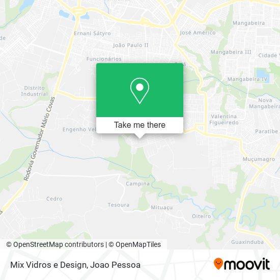 Mix Vidros e Design map