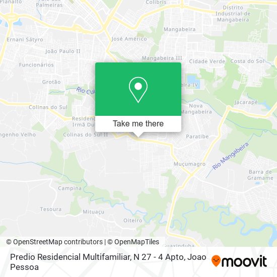 Predio Residencial Multifamiliar, N 27 - 4 Apto map
