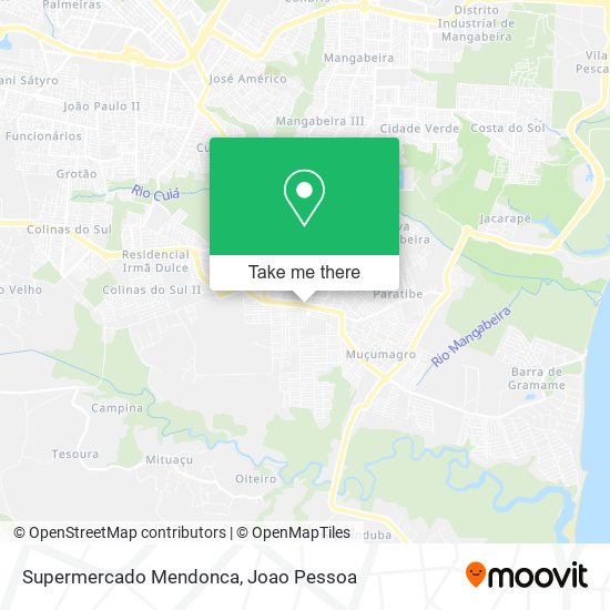 Supermercado Mendonca map