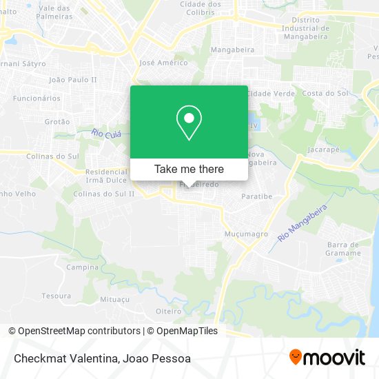 Checkmat Valentina map