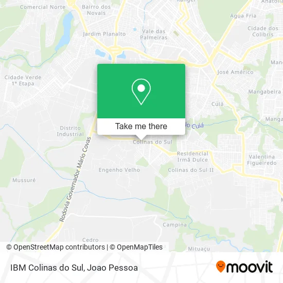 IBM Colinas do Sul map