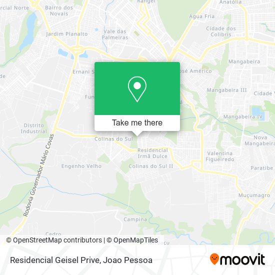 Residencial Geisel Prive map