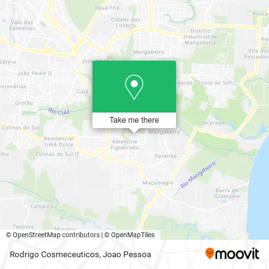 Rodrigo Cosmeceuticos map