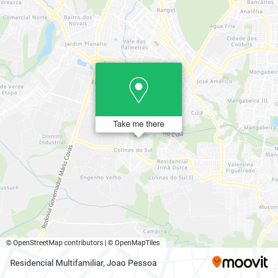 Residencial Multifamiliar map