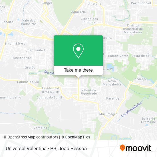 Universal Valentina - PB map
