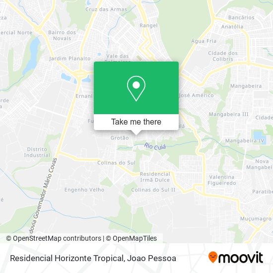 Mapa Residencial Horizonte Tropical