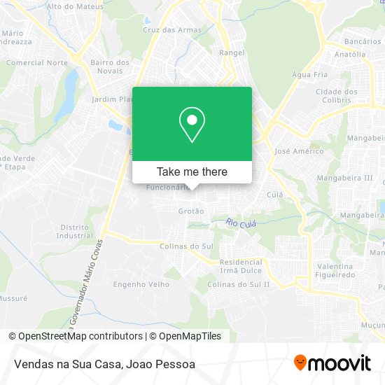 Vendas na Sua Casa map