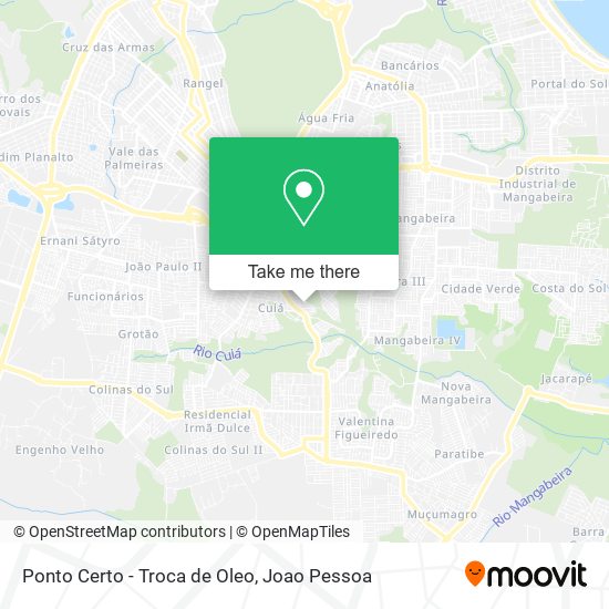 Ponto Certo - Troca de Oleo map