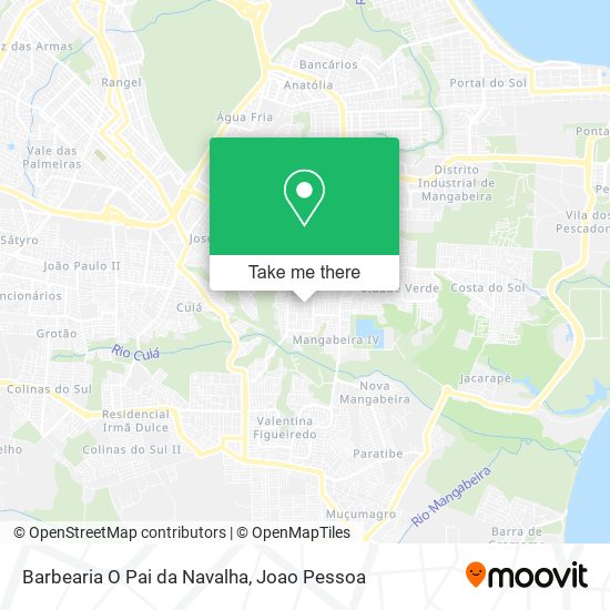 Mapa Barbearia O Pai da Navalha