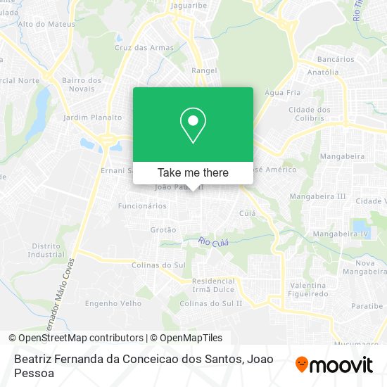 Beatriz Fernanda da Conceicao dos Santos map