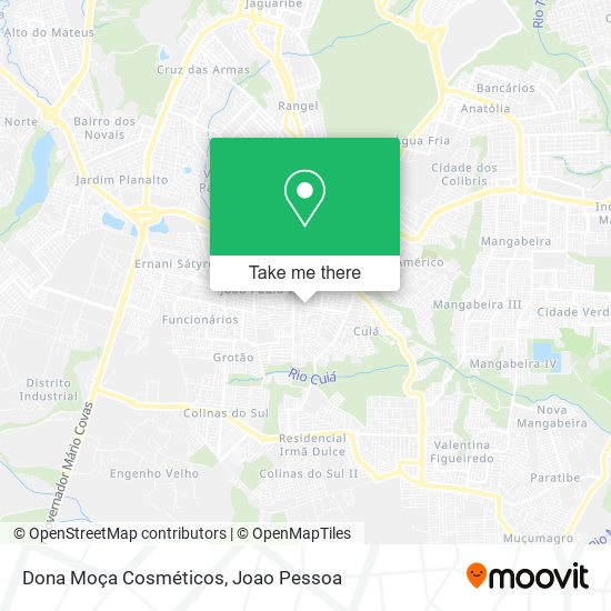 Dona Moça Cosméticos map