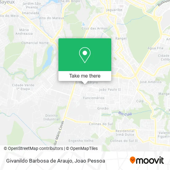 Givanildo Barbosa de Araujo map