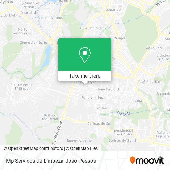 Mp Servicos de Limpeza map