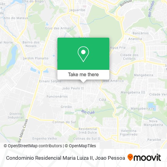 Condominio Residencial Maria Luiza II map
