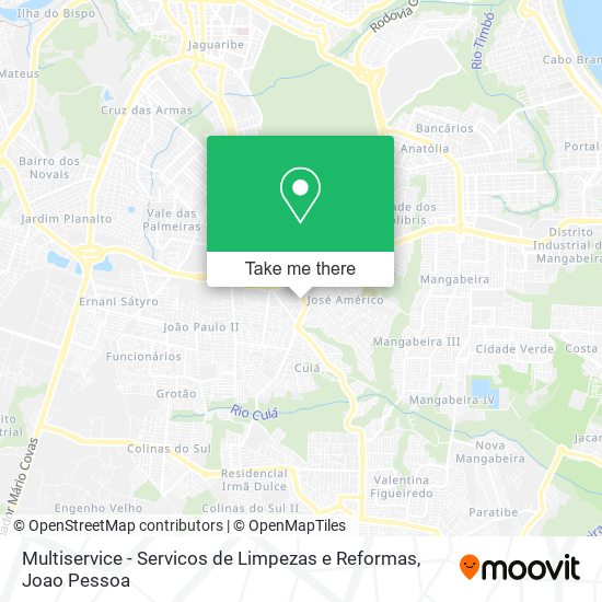 Multiservice - Servicos de Limpezas e Reformas map