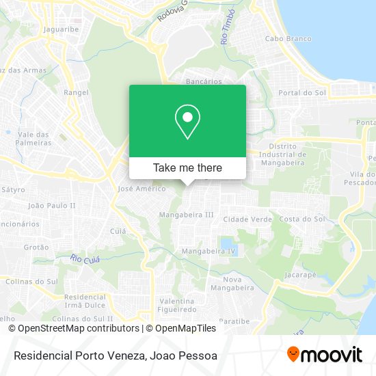 Mapa Residencial Porto Veneza