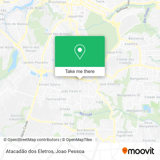 Atacadão dos Eletros map