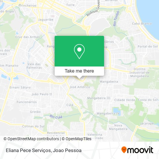 Eliana Pece Serviços map