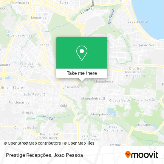 Prestige Recepções map