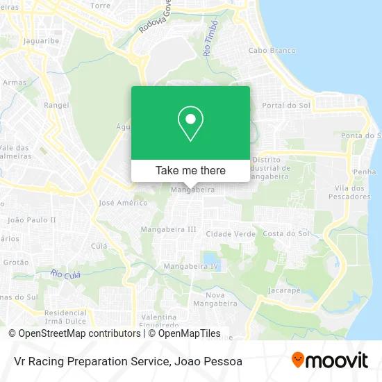 Vr Racing Preparation Service map