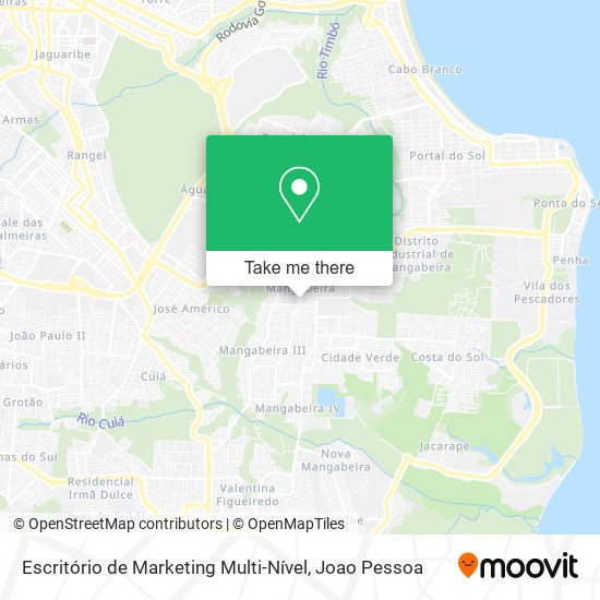 Escritório de Marketing Multi-Nível map